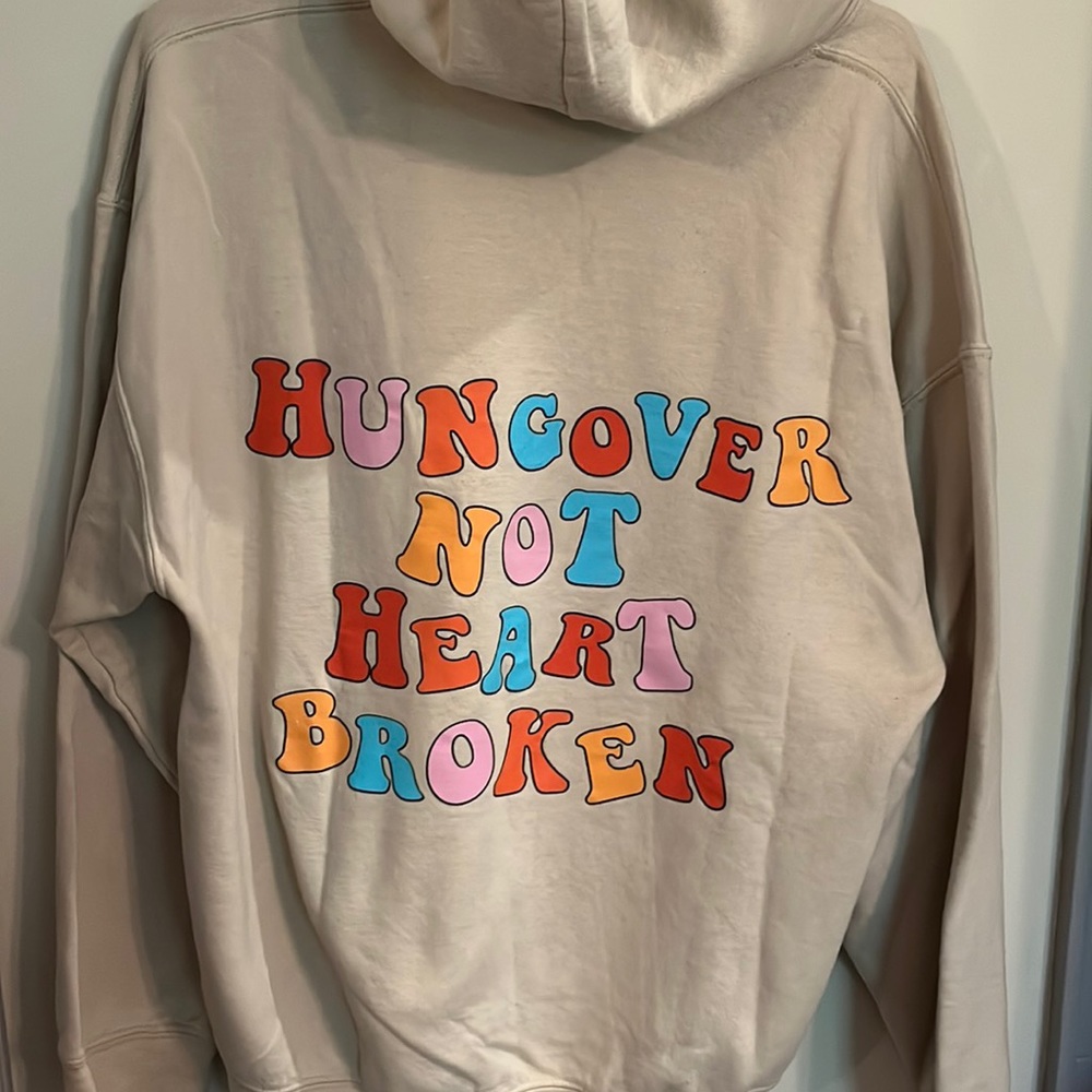 Large tan Hangover Hoodie